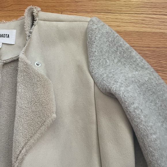 BB Dakota Fleece Moto Jacket - Picture 6 of 7